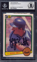 George Brett Signed 1983 Donruss #338 (BGS) at PristineAuction.com