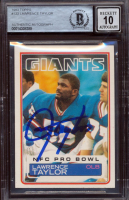 Lawrence Taylor Signed 1983 Topps #133 (BGS | Auto 10) at PristineAuction.com