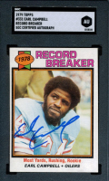 Earl Campbell Signed 1979 Topps #331 RB (SGC) at PristineAuction.com