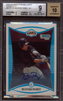 Buster Posey 2008 Bowman Chrome Draft Prospects AU #BDPP128 (BGS 9 | Autograph Graded 10) at PristineAuction.com
