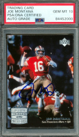 Joe Montana Signed 1997 Upper Deck Legends #207 SM (PSA | Autograph Graded 10) at PristineAuction.com