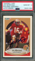 Joe Montana Signed 1990 Fleer #10A (PSA | Autograph Graded 10) at PristineAuction.com