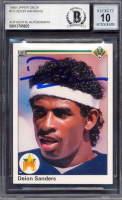 Deion Sanders Signed 1990 Upper Deck #13 (BGS | Autograph Graded 10) at PristineAuction.com