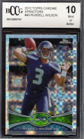 Russell Wilson 2012 Topps Chrome Xfractors #40 (BCCG 10) at PristineAuction.com