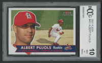 Albert Pujols 2001 Fleer Tradition #451 RC (BCCG 10) at PristineAuction.com