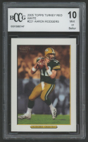 Aaron Rodgers 2005 Topps Turkey Red White #221 (BCCG 10) at PristineAuction.com