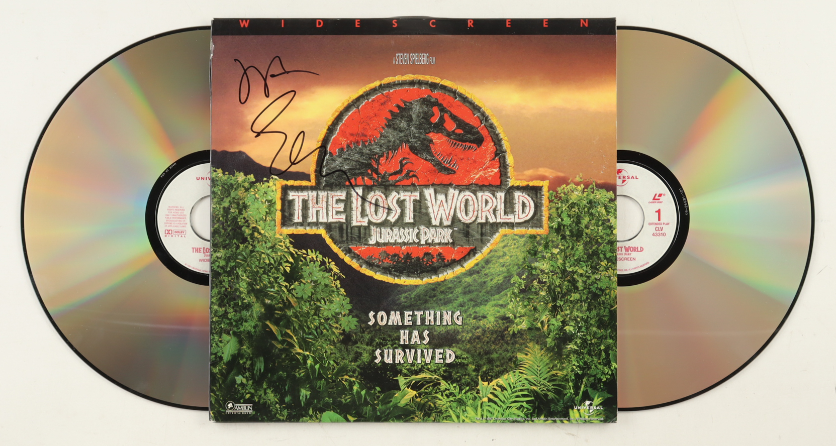 Jeff Goldblum Signed "The Lost World: Jurassic Park" LaserDisc Movie (JSA) at PristineAuction.com Jeff Goldblum Signed "The Lost World: Jurassic Park" LaserDisc Movie (JSA) at PristineAuction.com