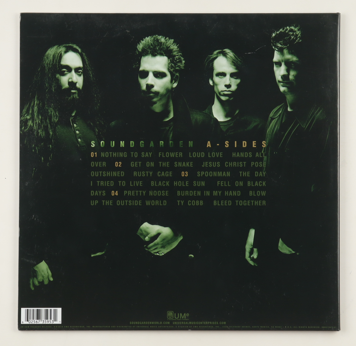 Matt Cameron Signed Soundgarden "A-Sides" Vinyl Record Album (Beckett) at PristineAuction.com Matt Cameron Signed Soundgarden "A-Sides" Vinyl Record Album (Beckett) at PristineAuction.com