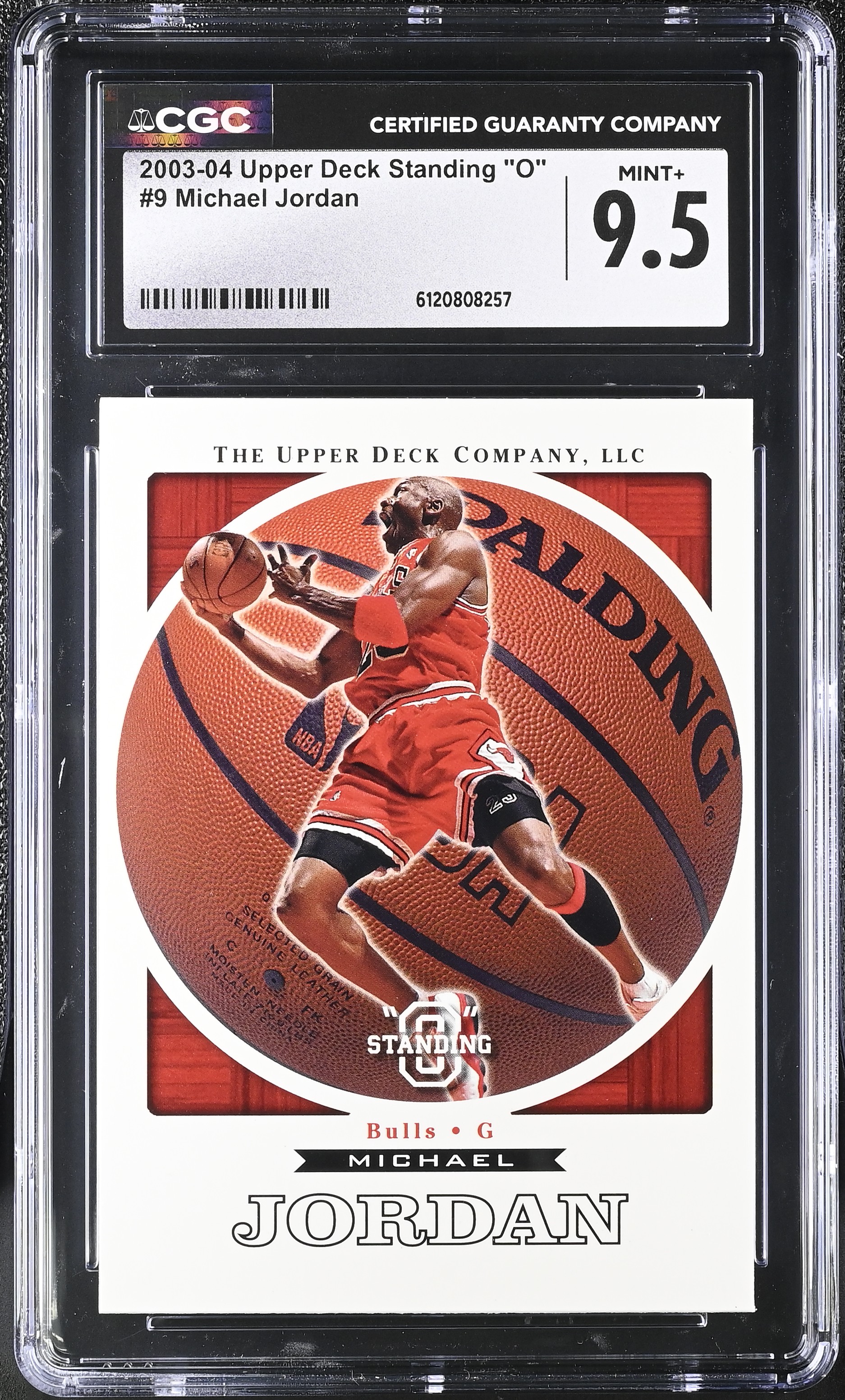 Michael Jordan 2003-04 Upper Deck Standing "O" #9 (CGC 9.5) at PristineAuction.com Michael Jordan 2003-04 Upper Deck Standing "O" #9 (CGC 9.5) at PristineAuction.com