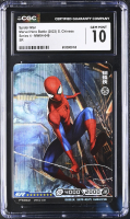 Spider-Man 2022 Kayou Marvel Hero Battle Series 4 Simplified Chinese #MW04049 SR (CGC 10) at PristineAuction.com