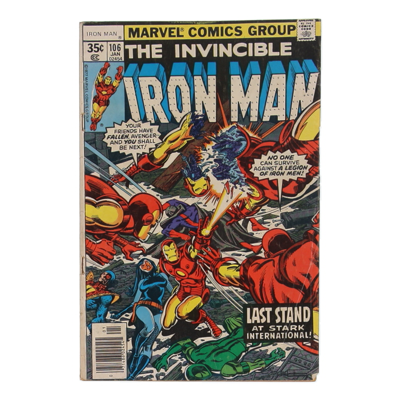 1978 "The Invincible Iron Man" Issue #106 Marvel Comic Book at PristineAuction.com 1978 "The Invincible Iron Man" Issue #106 Marvel Comic Book at PristineAuction.com