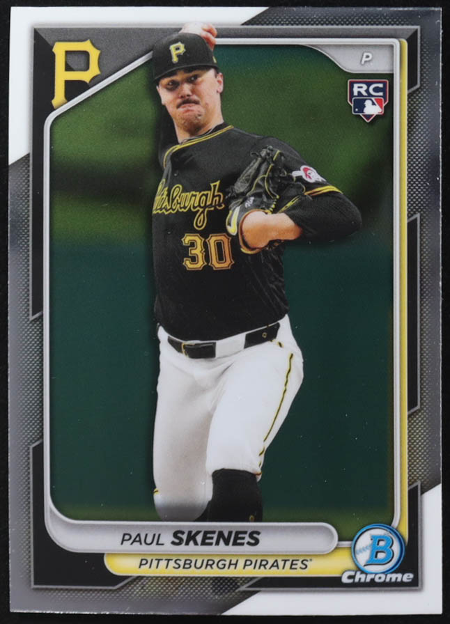 Paul Skenes 2024 Bowman Chrome #31 RC at PristineAuction.com Paul Skenes 2024 Bowman Chrome #31 RC at PristineAuction.com