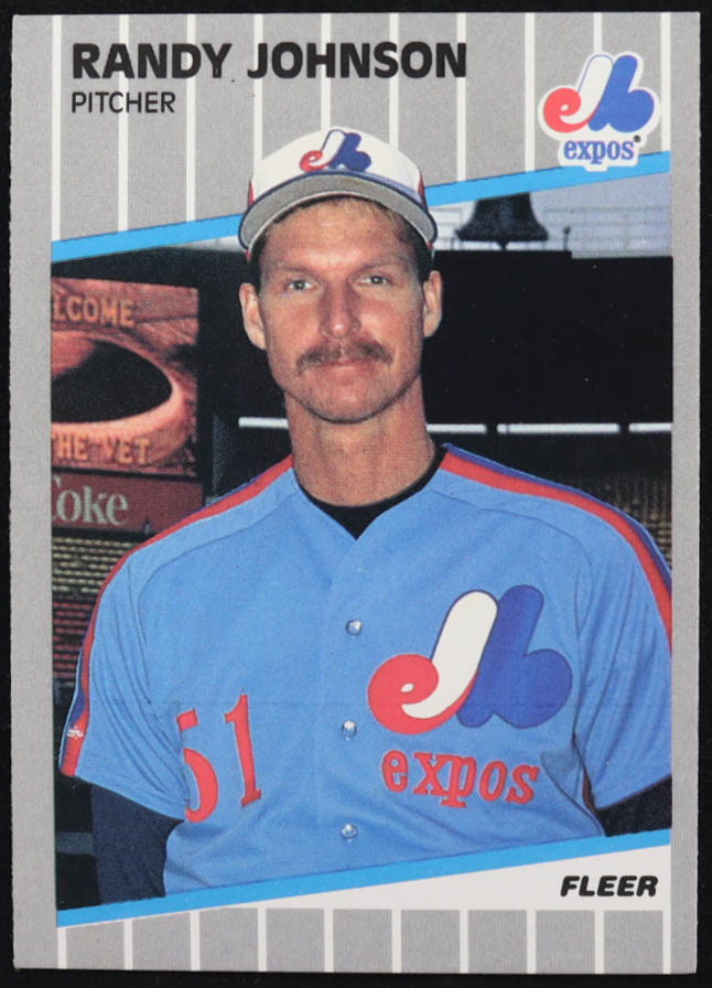 Randy Johnson 1989 Fleer #381 RC at PristineAuction.com Randy Johnson 1989 Fleer #381 RC at PristineAuction.com