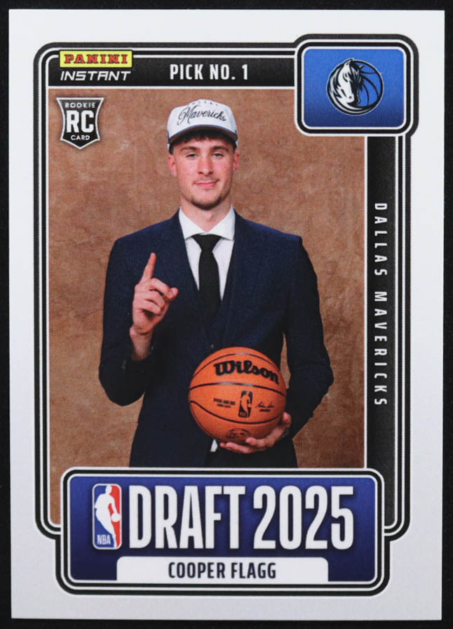Cooper Flagg 2025-26 Panini Instant Draft Night #NBADN1 RC at PristineAuction.com Cooper Flagg 2025-26 Panini Instant Draft Night #NBADN1 RC at PristineAuction.com