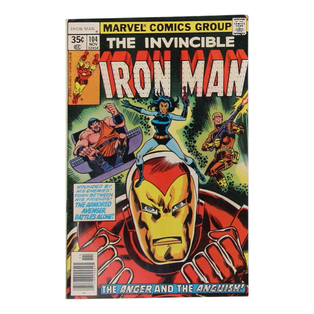 1977 "The Invincible Iron Man" Issue #104 Marvel Comic Book at PristineAuction.com