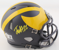 Justice Haynes Signed Michigan Wolverines Speed Mini Helmet (Beckett) at PristineAuction.com