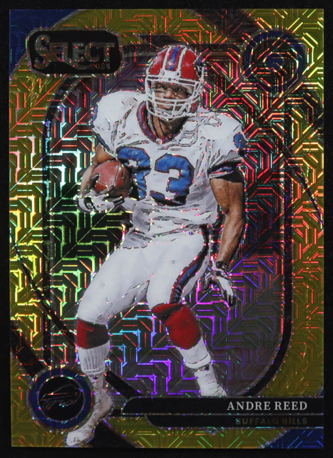 Andre Reed 2024 Select Prizm Gold Mojo #205 #04/10 at PristineAuction.com Andre Reed 2024 Select Prizm Gold Mojo #205 #04/10 at PristineAuction.com