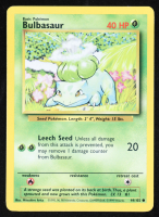 Bulbasaur 1999 Pokemon Base Unlimited #44 at PristineAuction.com