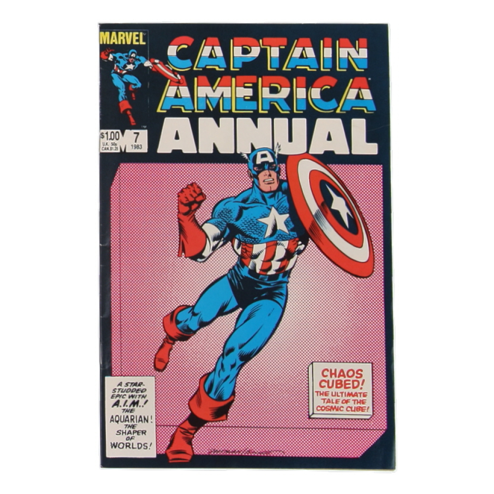 1983 "Captain America" Issue #7 Annual Marvel Comic Book at PristineAuction.com