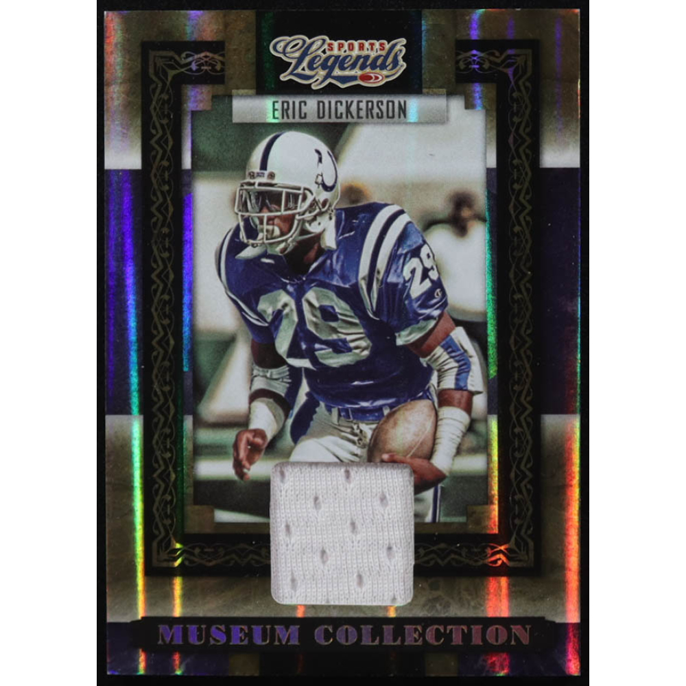 Eric Dickerson 2008 Donruss Sports Legends Museum Collection Materials Player-Worn #26 #175/250 at PristineAuction.com