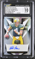 Brett Favre 2024 Leaf Eclectic Valiant Autographs Prismatic Silver #VA-BF1 #2/3 (CGC 10 | Autograph Grade CGC 10) at PristineAuction.com