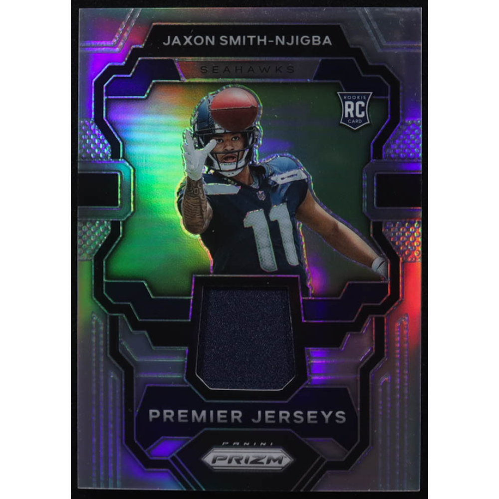 Jaxon Smith-Njigba 2023 Panini Prizm Premier Jerseys #11 RC at PristineAuction.com