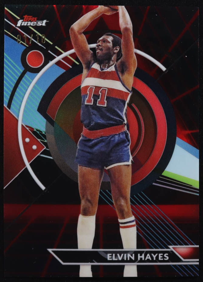 Elvin Hayes 2023-24 Finest Red Black Vapor Refractors #75 #01/10 at PristineAuction.com Elvin Hayes 2023-24 Finest Red Black Vapor Refractors #75 #01/10 at PristineAuction.com