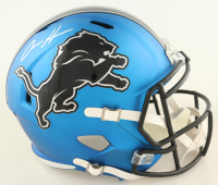 Aiden Hutchinson Signed Lions Full-Size Speed Helmet (Beckett) at PristineAuction.com