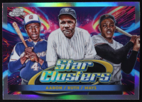 Babe Ruth / Willie Mays / Hank Aaron 2025 Topps Cosmic Chrome Triple Star Clusters #TSC6 at PristineAuction.com