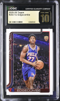 VJ Edgecombe 2025-26 Topps #203 RC (CGC 10 | Black Label) at PristineAuction.com