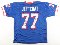 Jim Jeffcoat Signed Jersey Inscribed "Circle The Wagons!!" (JSA) at PristineAuction.com