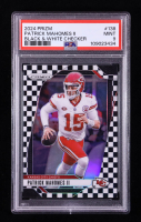 Patrick Mahomes II 2024 Panini Prizm Prizms Black and White Checker #138 (PSA 9) at PristineAuction.com
