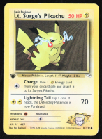 Lt. Surge's Pikachu 2000 Pokemon Gym Heroes 1st Edition #81 at PristineAuction.com