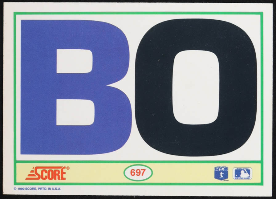 Bo Jackson 1990 Score FB/BB #697 at PristineAuction.com Bo Jackson 1990 Score FB/BB #697 at PristineAuction.com