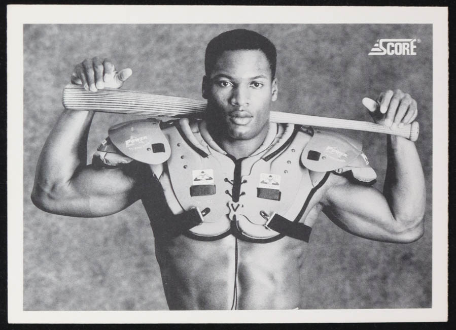 Bo Jackson 1990 Score FB/BB #697 at PristineAuction.com Bo Jackson 1990 Score FB/BB #697 at PristineAuction.com