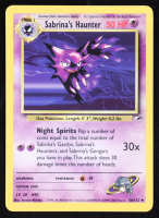 Sabrina's Haunter 2000 Pokemon Gym Heroes Unlimited #58 at PristineAuction.com
