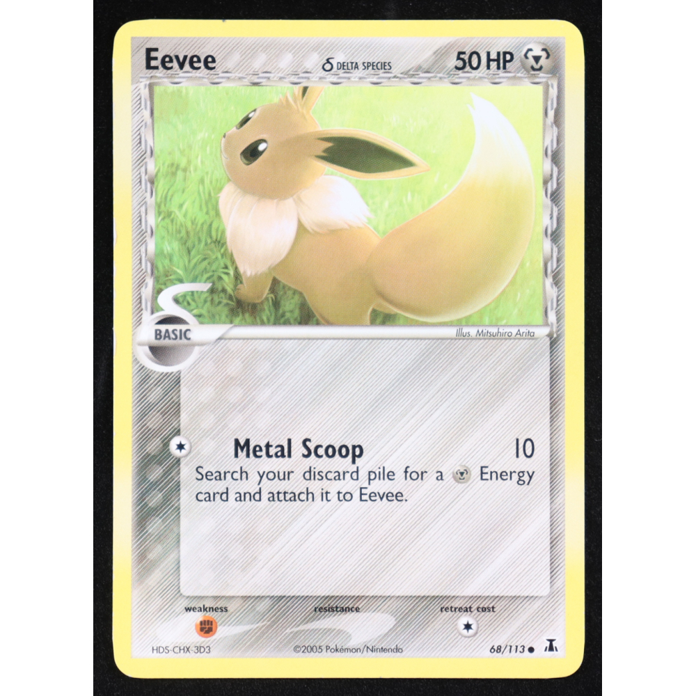 Eevee 2005 Pokemon EX Delta Species #68 at PristineAuction.com
