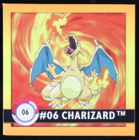 Charizard 1999 Artbox Pokemon Stickers #6 at PristineAuction.com