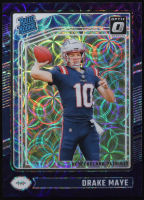 Drake Maye 2024 Donruss Optic Purple Scope #229 RR RC at PristineAuction.com