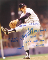 Rich "Goose" Gossage Signed Yankees 16x20 Photo with Multiple Career Inscriptions (JSA) at PristineAuction.com
