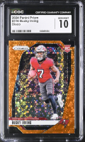 Bucky Irving 2024 Panini Prizm Disco #316 RC (CGC 10) at PristineAuction.com