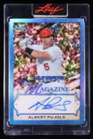 Albert Pujols 2024 Leaf Ultimate Sports Magazine Autographs Platinum Blue Holofoil #USMAP1 #1/5 at PristineAuction.com