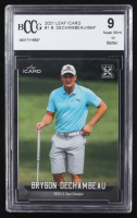 Bryson Dechambeau 2021 Leaf iCard #1 RC (BCCG 9) at PristineAuction.com