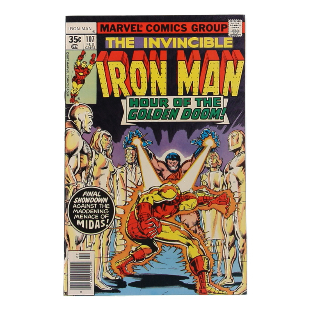1978 "The Invincible Iron Man" Issue #107 Marvel Comic Book at PristineAuction.com
