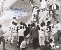 Bill Mazeroski Signed Pirates 16x20 Photo Inscribed "1960 WS HR", "10-13-60" & "HOF 01" (JSA) at PristineAuction.com