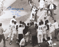 Bill Mazeroski Signed Pirates 16x20 Photo Inscribed "1960 WS HR", "10-13-60" & "HOF 01" (JSA) at PristineAuction.com