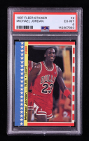 Michael Jordan 1987-88 Fleer Stickers #2 (PSA 6) at PristineAuction.com