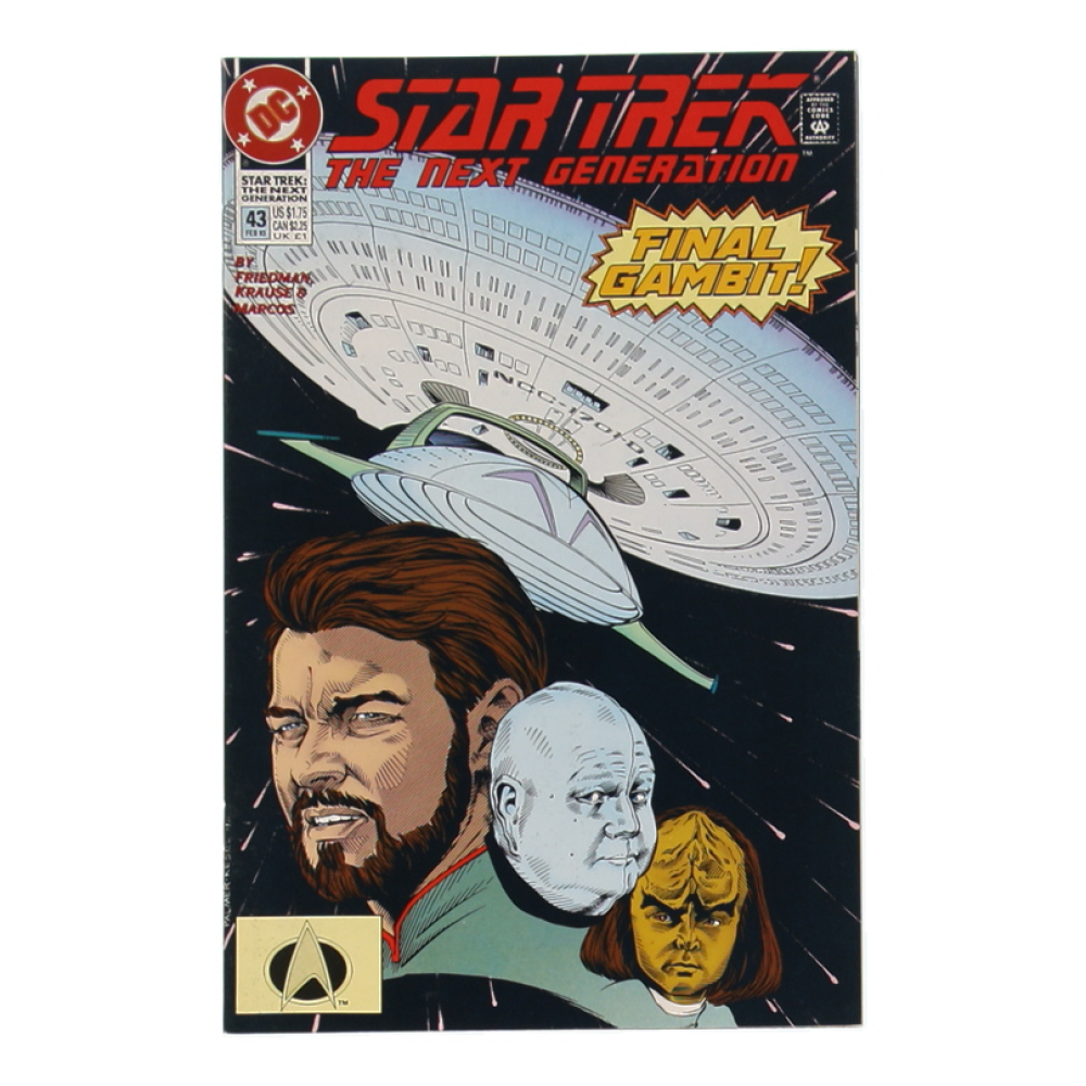 1993 "Star Trek: The Next Generation" Issue #43 DC Comic Book at PristineAuction.com