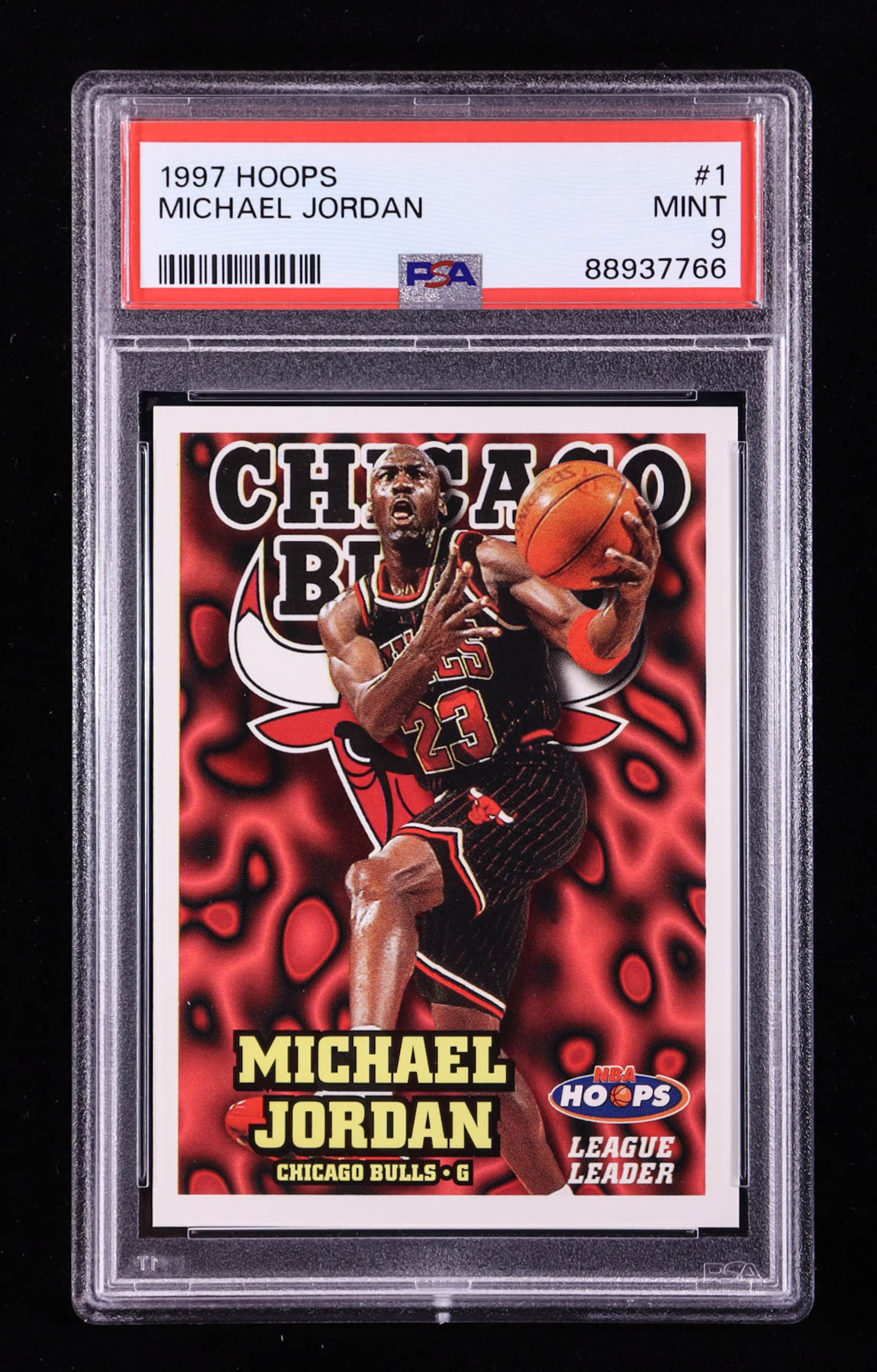 Michael Jordan 1997-98 Hoops #1 LL (PSA 9) at PristineAuction.com Michael Jordan 1997-98 Hoops #1 LL (PSA 9) at PristineAuction.com