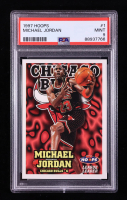 Michael Jordan 1997-98 Hoops #1 LL (PSA 9) at PristineAuction.com